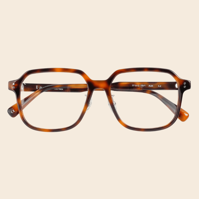 Premium Korean Oversized Square Acetate Frames Lash Alex | McCray Eyewear Canada