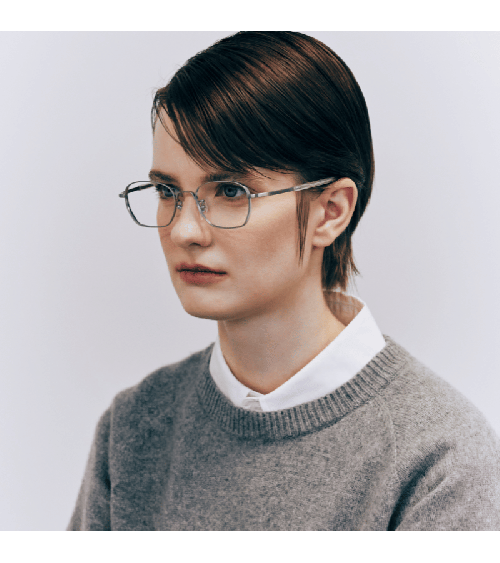 Premium Korean Square Titanium Frames Lash Alfie | McCray Eyewear Canada