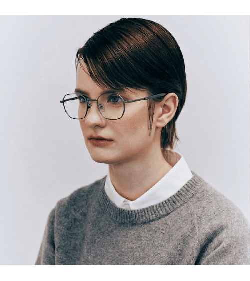 Premium Korean Square Titanium Frames Lash Alfie | McCray Eyewear Canada