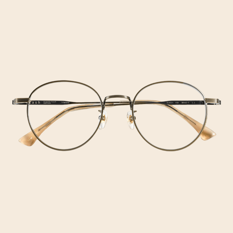 Premium Korean Round Metal Frames Lash Bradt | McCray Eyewear Canada