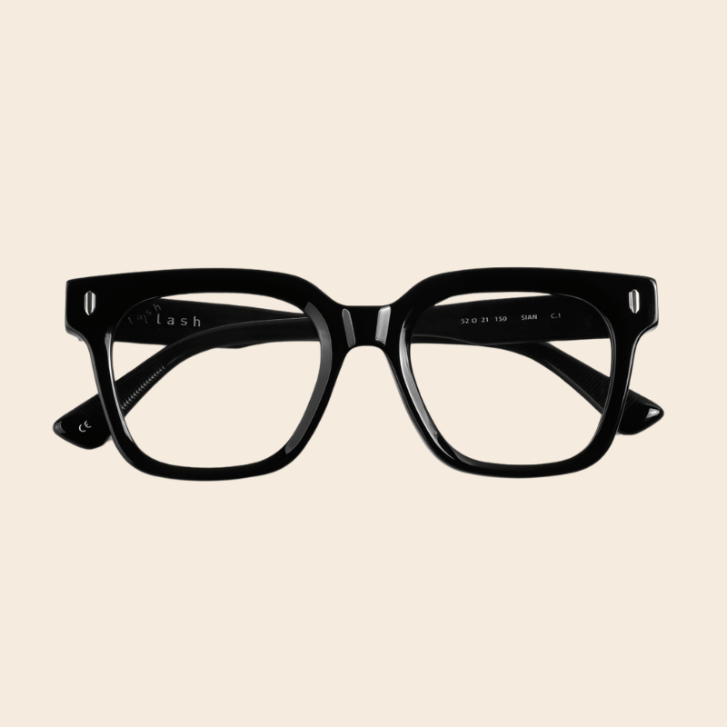 Premium Korean Bold Square Acetate Frames Lash Sian | McCray Eyewear Canada