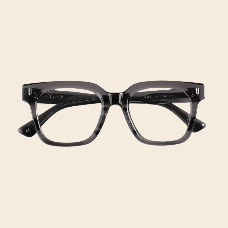 Premium Korean Bold Square Acetate Frames Lash Sian | McCray Eyewear Canada