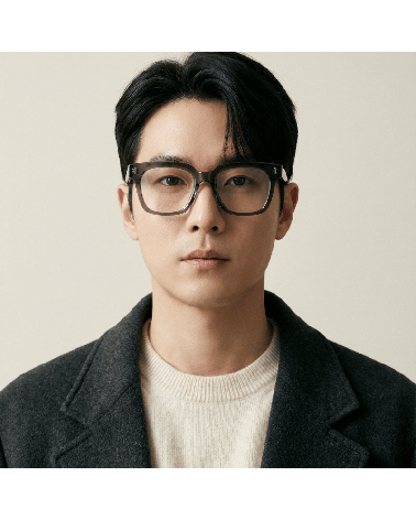 Premium Korean Bold Square Acetate Frames Lash Sian | McCray Eyewear Canada