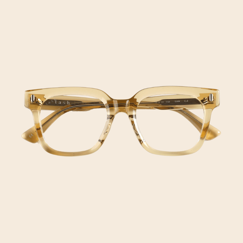 Premium Korean Bold Square Acetate Frames Lash Sian | McCray Eyewear Canada