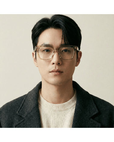 Premium Korean Bold Square Acetate Frames Lash Sian | McCray Eyewear Canada