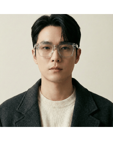 Premium Korean Bold Square Acetate Frames Lash Sian | McCray Eyewear Canada