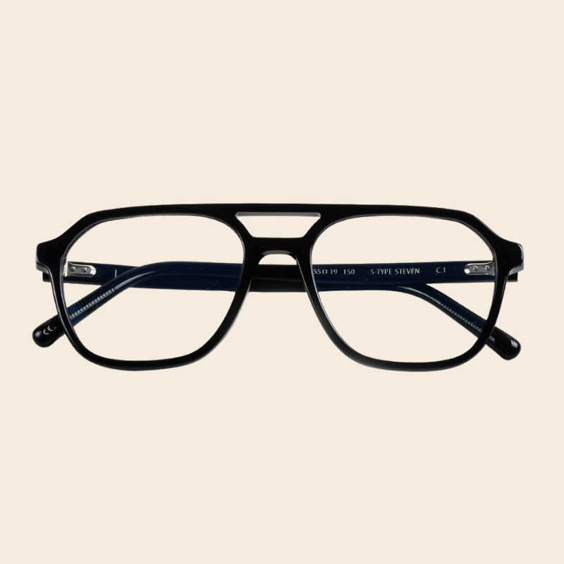 Premium Korean Double Bridge Acetate Frames Lash Steven | McCray Eyewear Canada