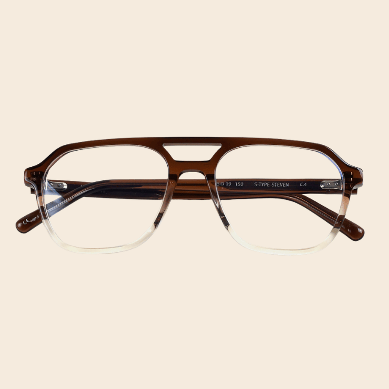 Premium Korean Double Bridge Acetate Frames Lash Steven | McCray Eyewear Canada