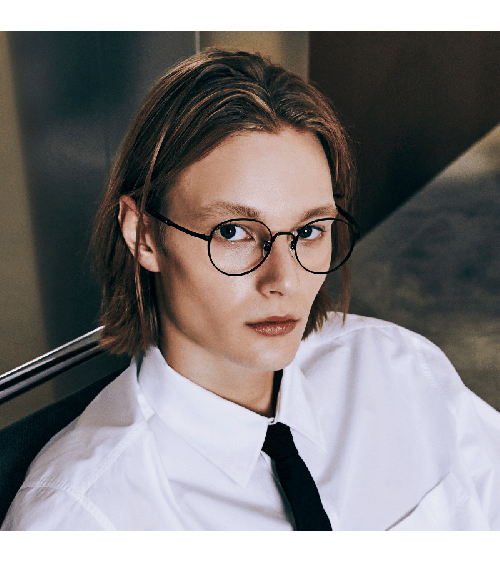 Premium Korean Round Titanium Frames Lash Adele | McCray Eyewear Canada