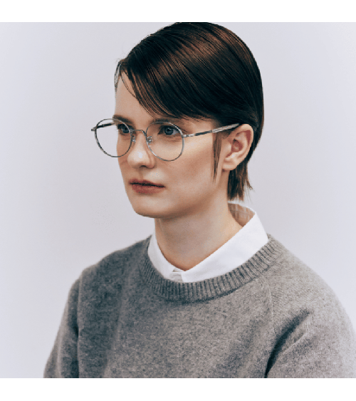 Premium Korean Round Titanium Frames Lash Adele | McCray Eyewear Canada