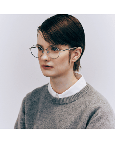 Premium Korean Round Titanium Frames Lash Adele | McCray Eyewear Canada
