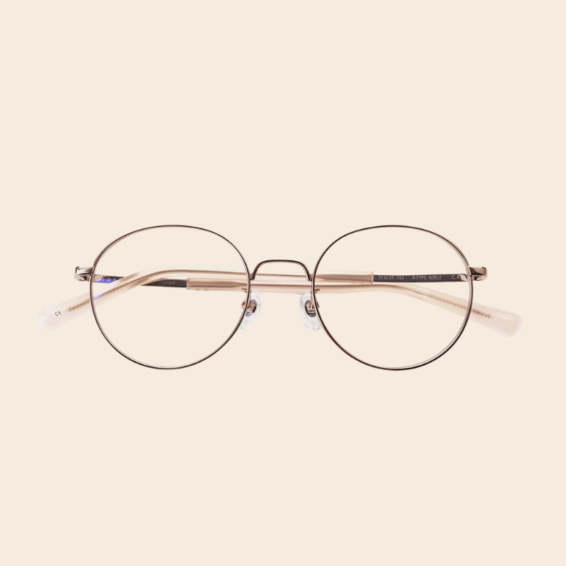 Premium Korean Round Titanium Frames Lash Adele | McCray Eyewear Canada