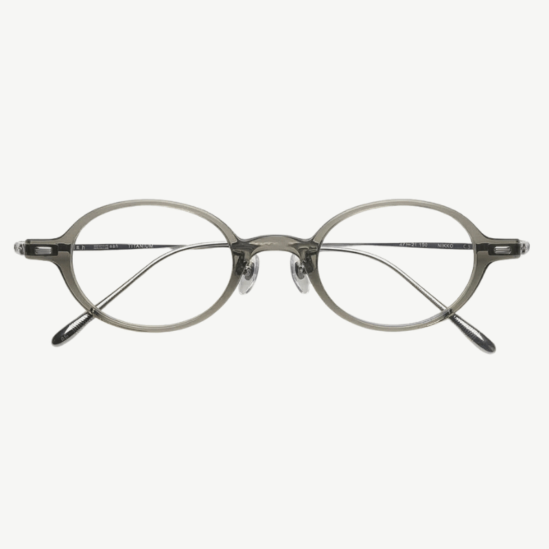 Premium Korean Oval Combination Frames Lash Nikko | McCray Eyewear Canada