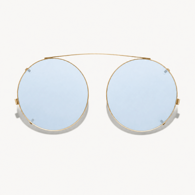 Light Blue Custom Clip-On Lenses for Optical Stores | McCray Eyewear Canada