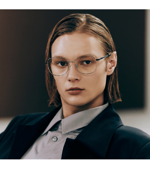 Premium Korean Titanium Square Frames Lash Anna | McCray Eyewear Canada