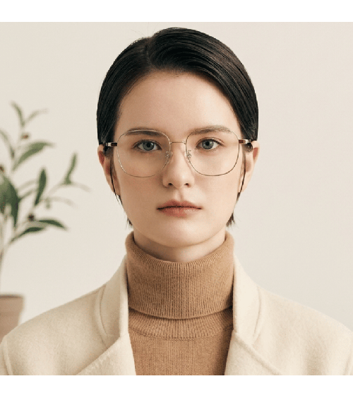 Premium Korean Titanium Square Frames Lash Anna | McCray Eyewear Canada