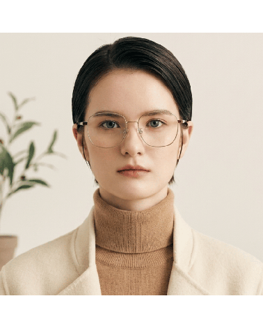 Premium Korean Titanium Square Frames Lash Anna | McCray Eyewear Canada