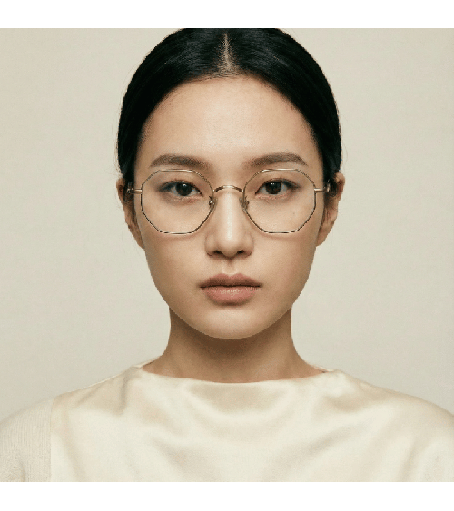 Premium Korean Octagon Titanium Frames Lash Addy | McCray Eyewear Canada